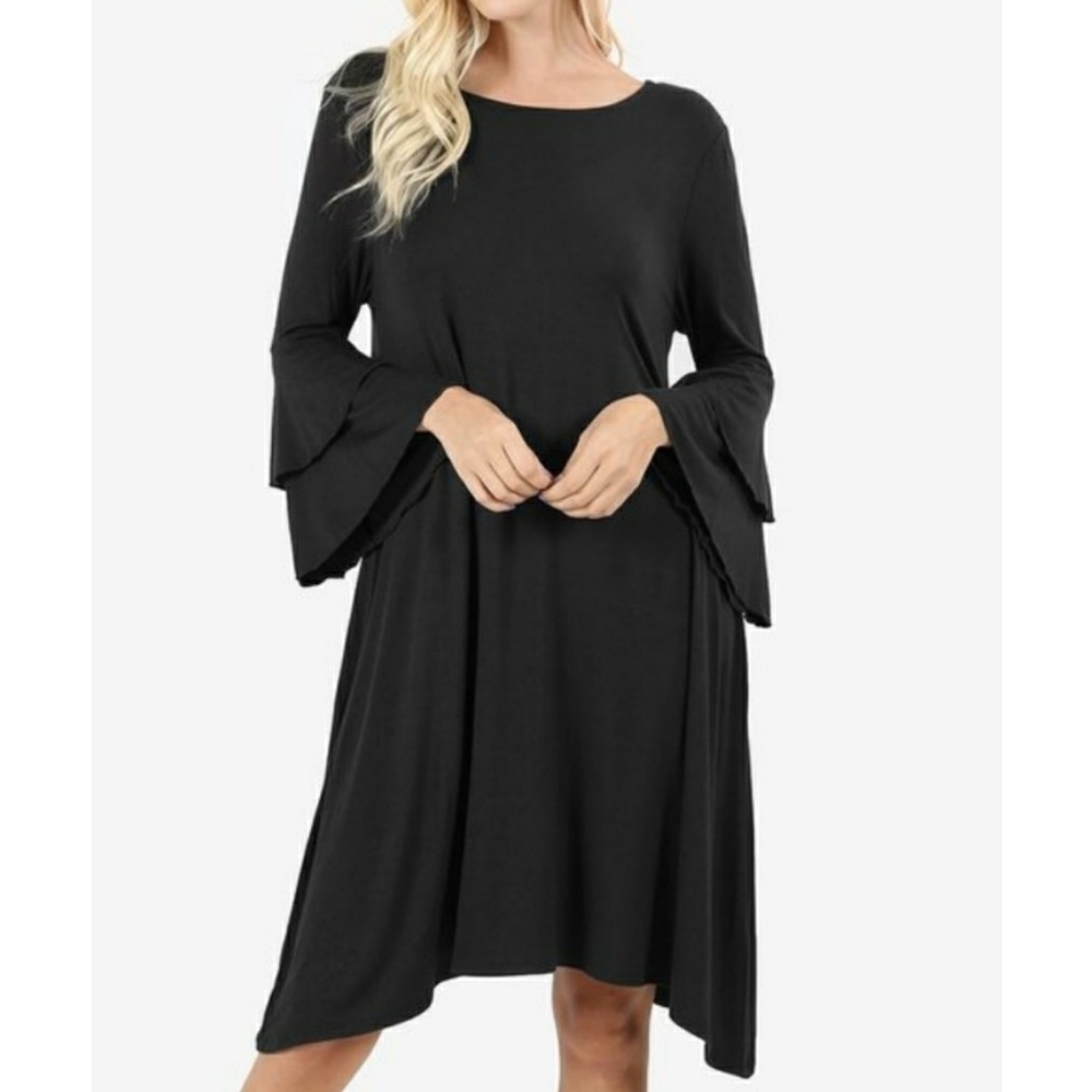🆕🌿RUFFLE SLEEVED DRESS🌿 - Picture 2 of 2